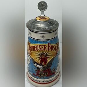 Anheuser-Busch Budweiser Collectors Club 1996 World's Largest Brewer Stein